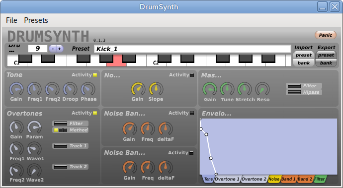 DrumSynth GUI