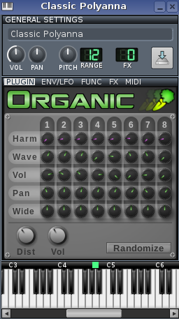 Organic Main GUI